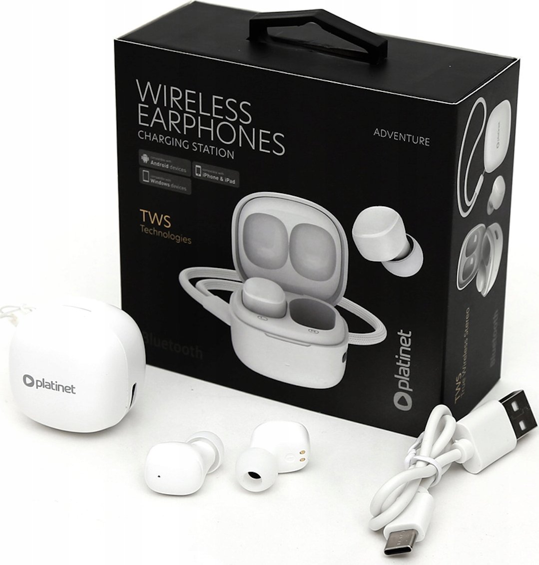 фото Навушники TWS Platinet PM1001W