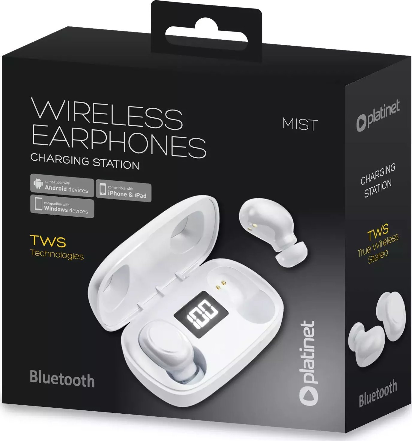 фото Навушники TWS Platinet PM1020W