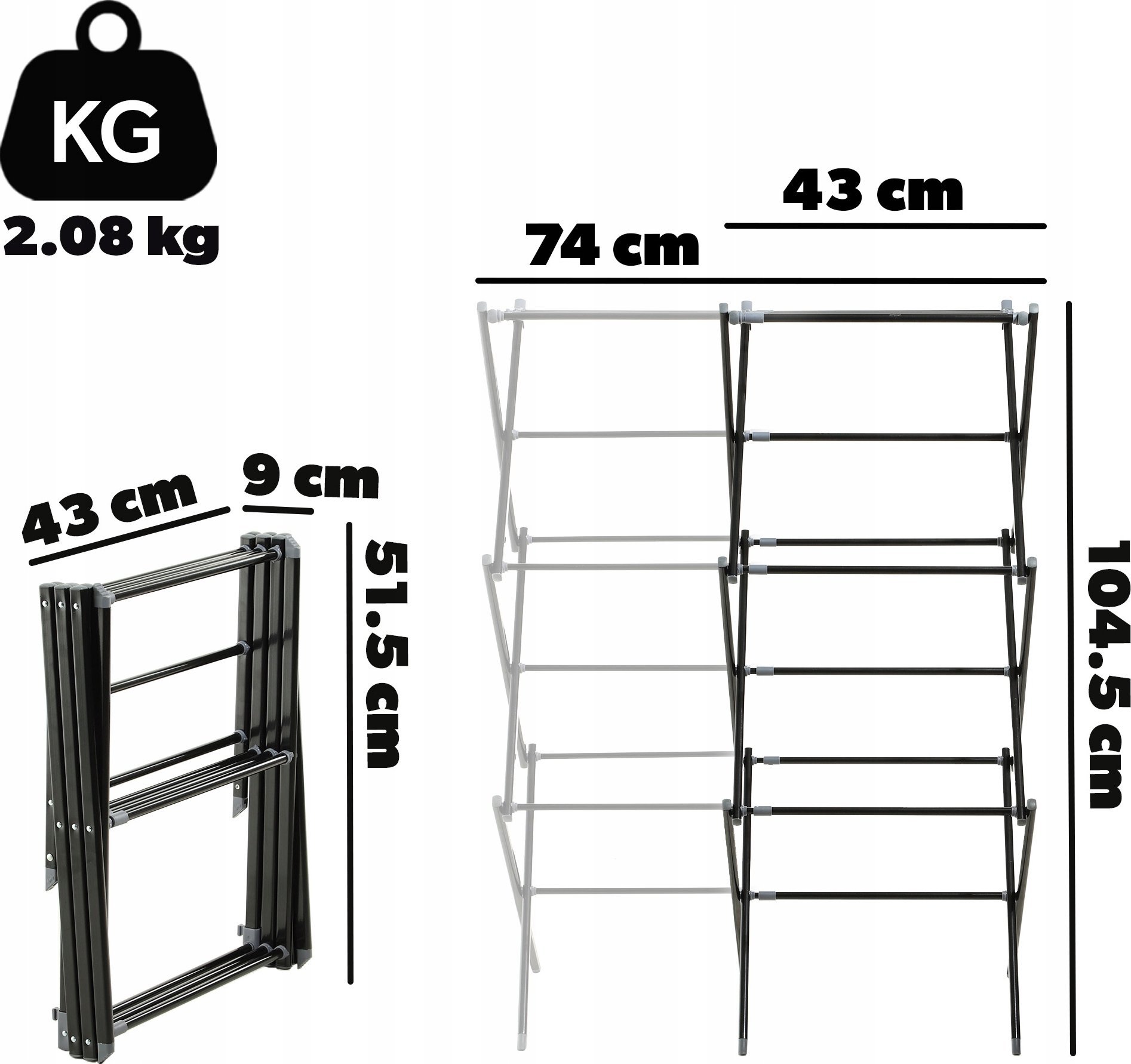 фото Підлогова сушилка для білизни Ferrara