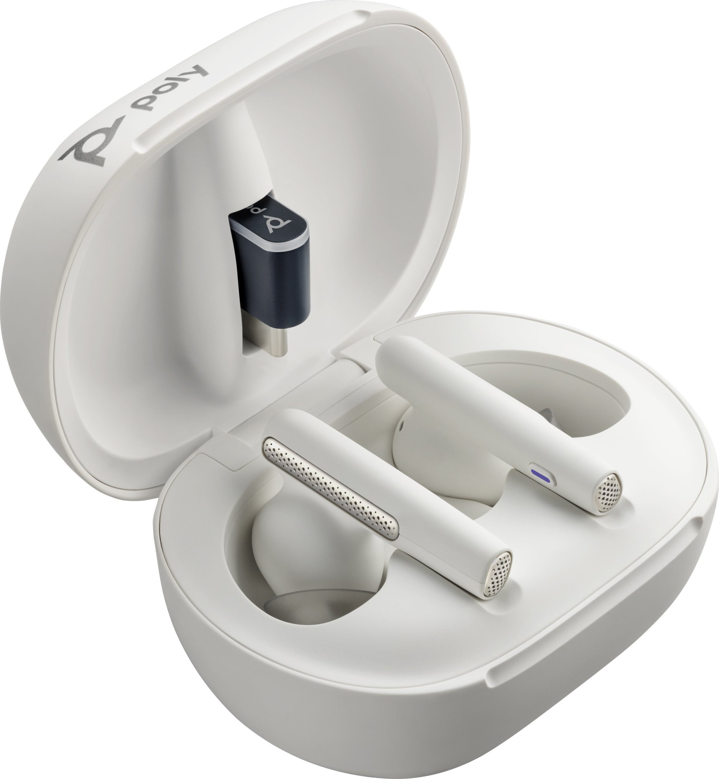 фото Навушники TWS Poly Sparevoyager Free 60/60+ Repl White (8L5B1AA)