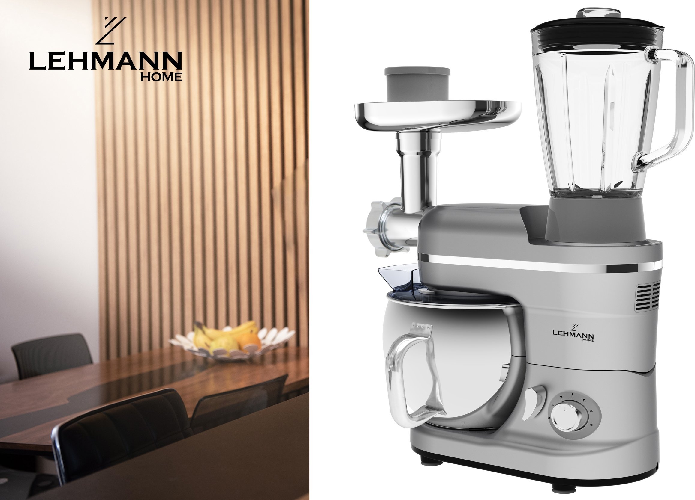 фото Міксер планетарний Lehmann LHOPM-1305A-S