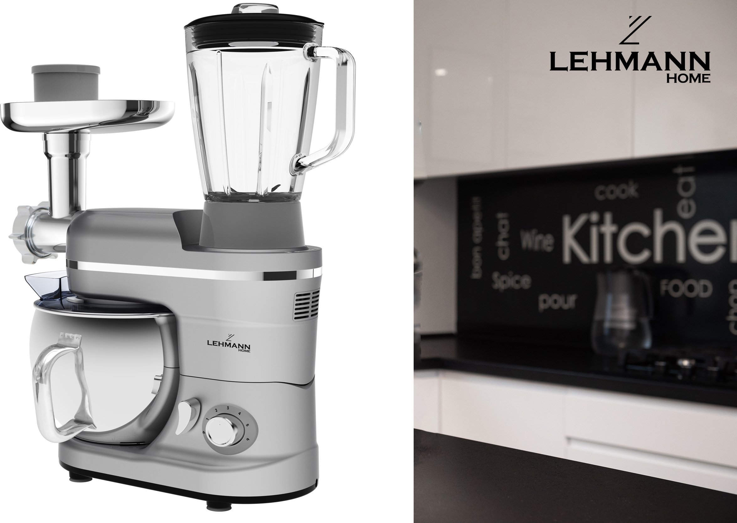 фото Міксер планетарний Lehmann LHOPM-1305A-S