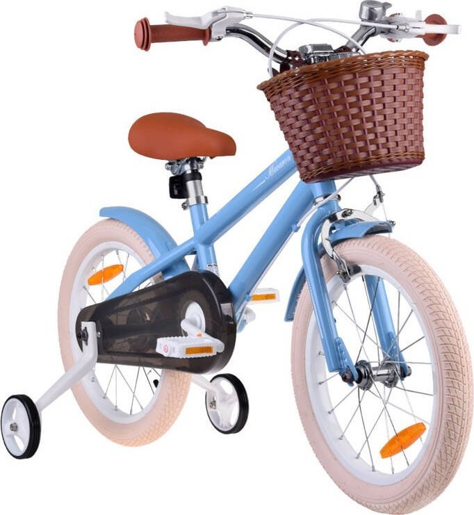 фото Дитячий двоколісний велосипед Royalbaby Macaron Retro Vintage 16 Blue/Beige