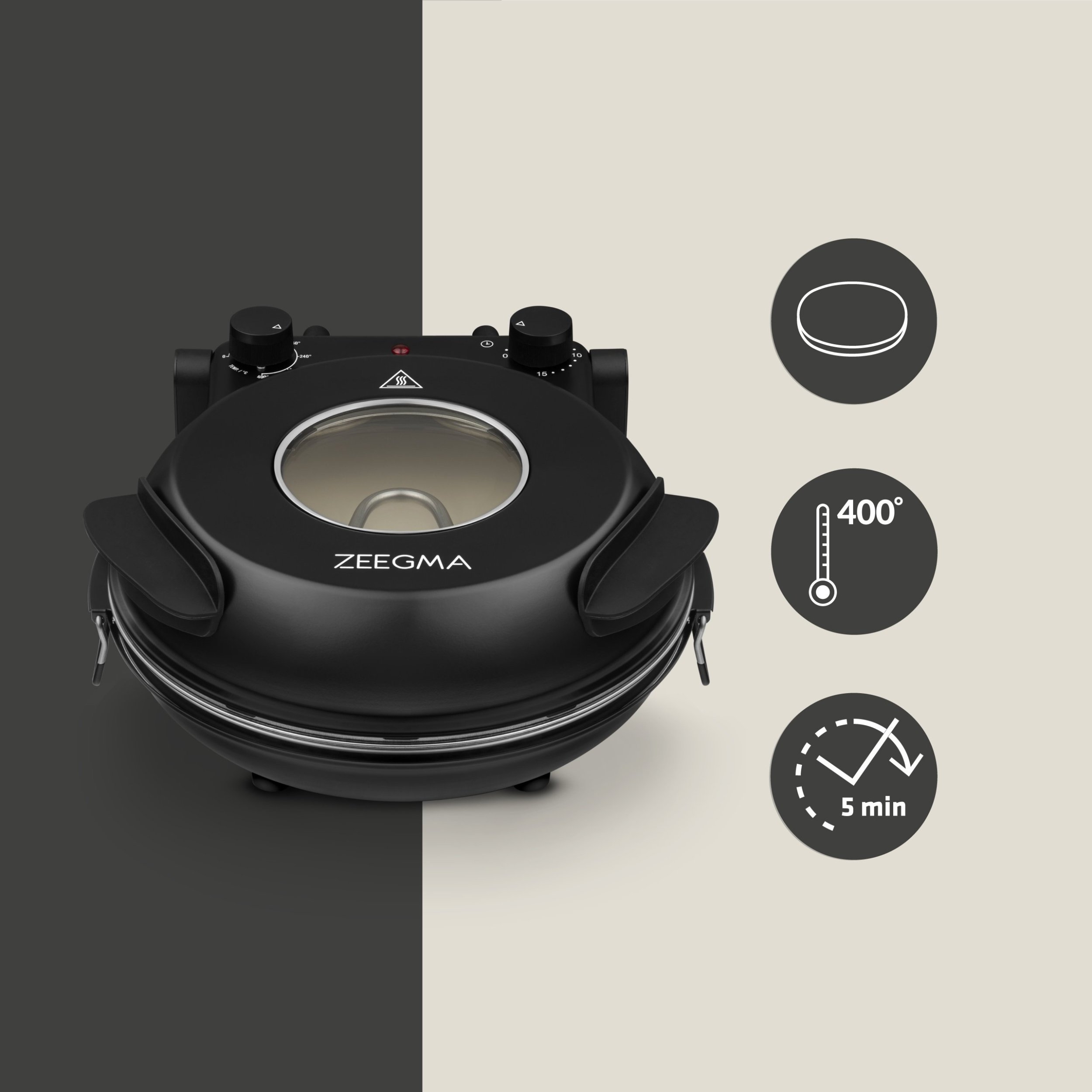 фото Піч для піци Zeegma Pizza Master White