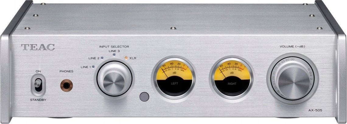фото Інтегральний підсилювач Teac AX-505 Silver