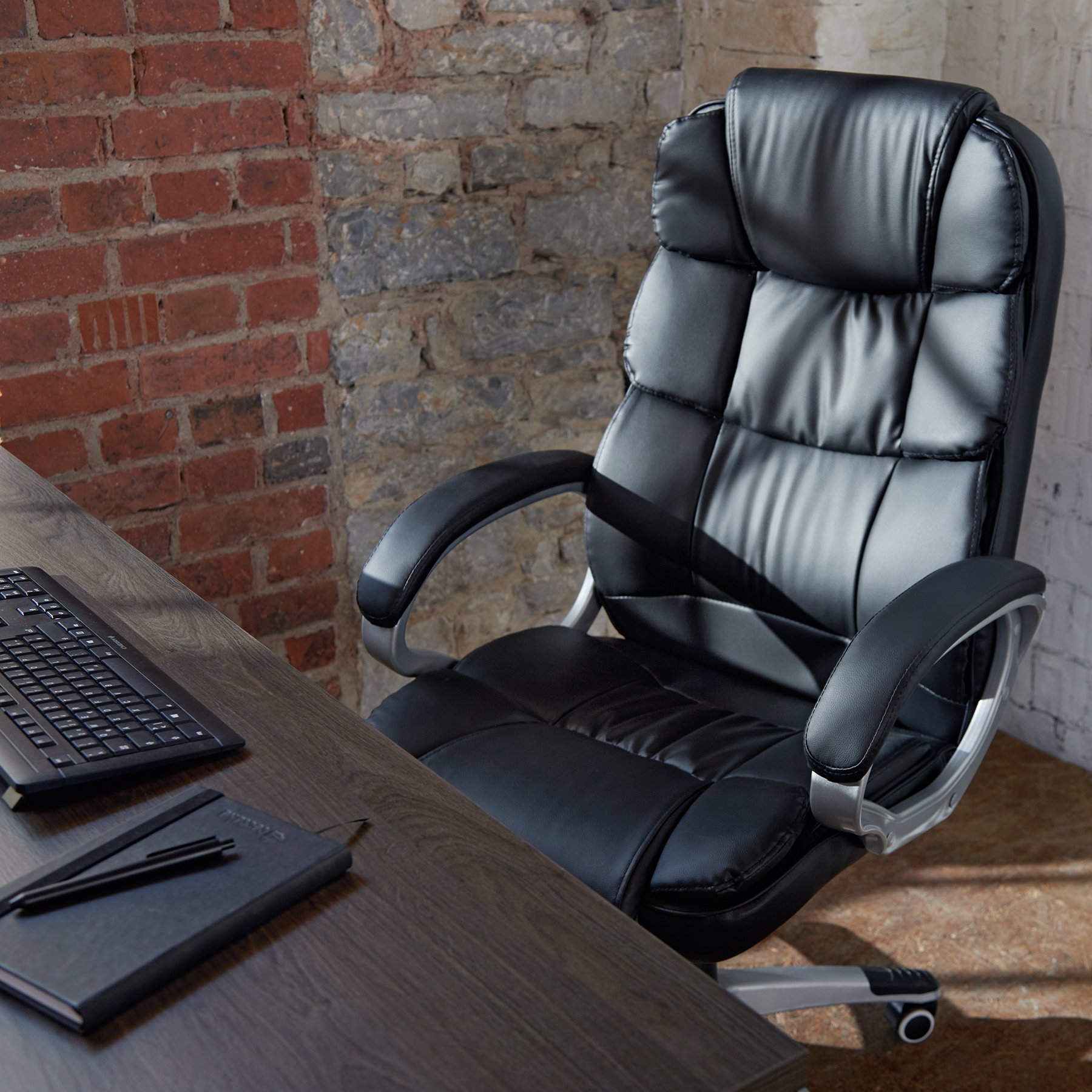 фото Офісне крісло Tectake Jonas White