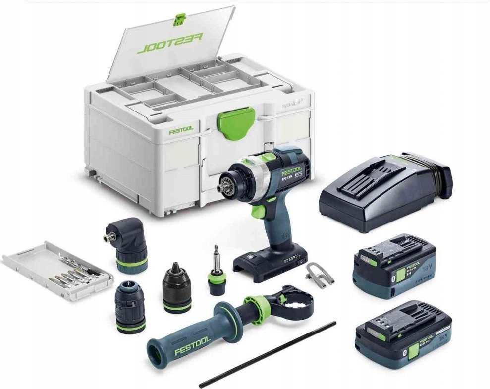 фото Набір інструментів Festool TPC 18/4 5.0/4.0 I-SET/XL (577622)