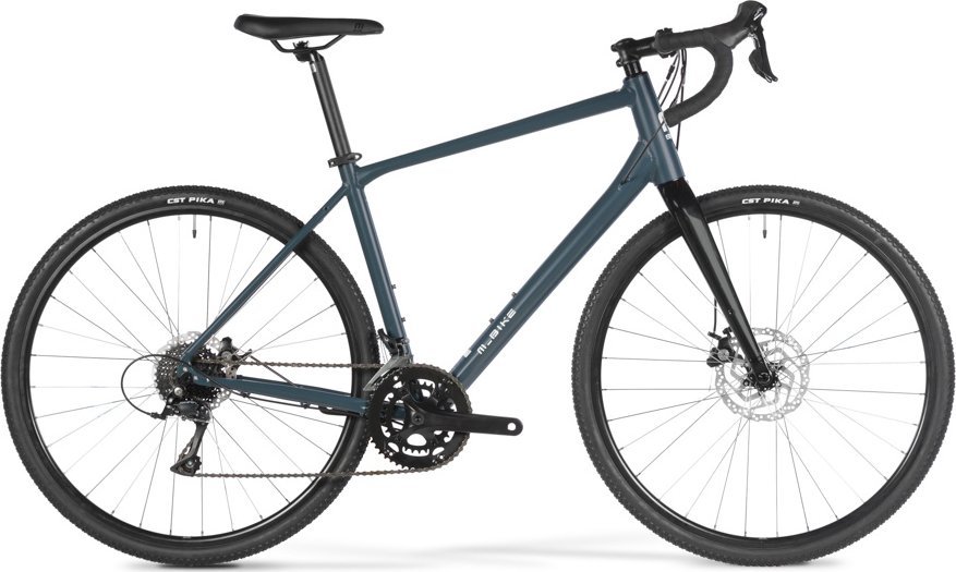 фото Велосипед гібрид M-Bike GRV 100 Gravel 28 XL Gray Blue