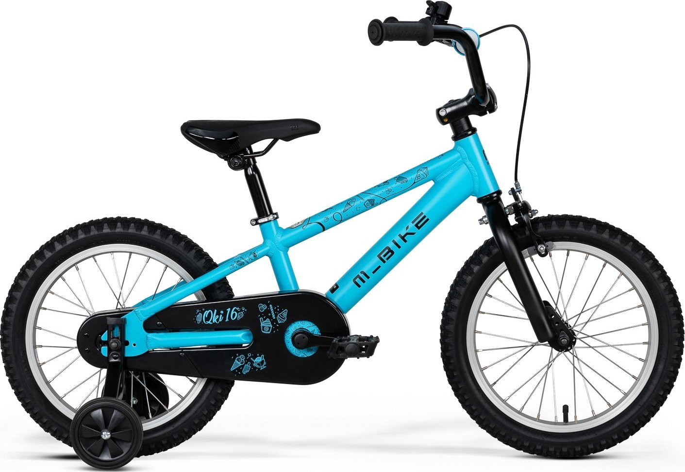 фото Дитячий двоколісний велосипед M-Bike QKI 16 Blue/Black