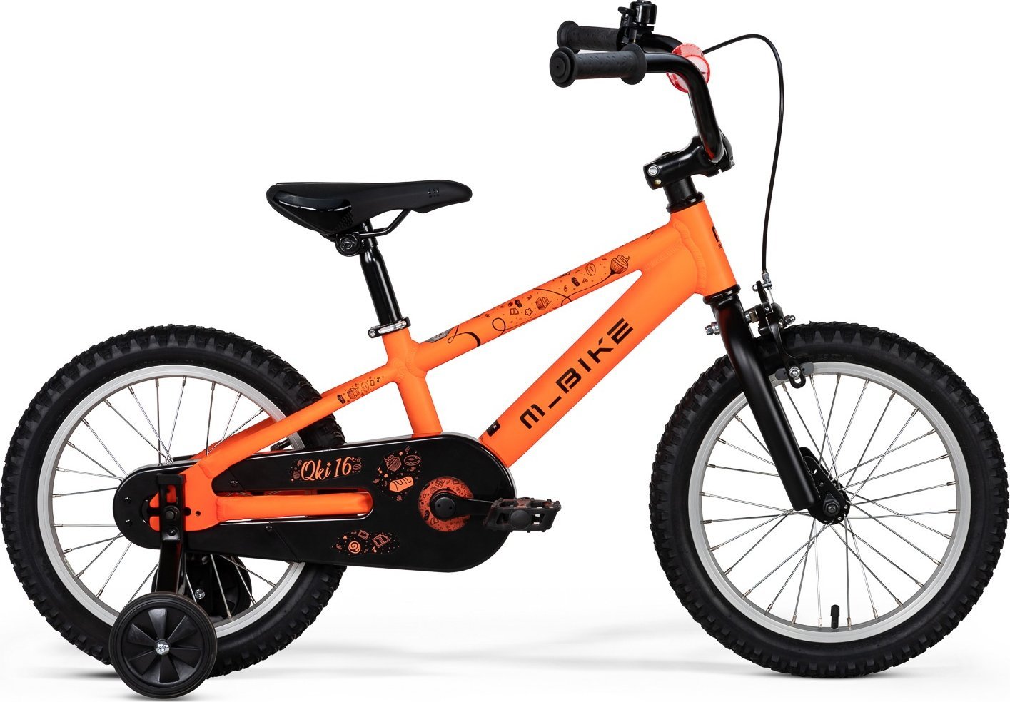 фото Дитячий двоколісний велосипед M-Bike QKI 16 Neon Orange