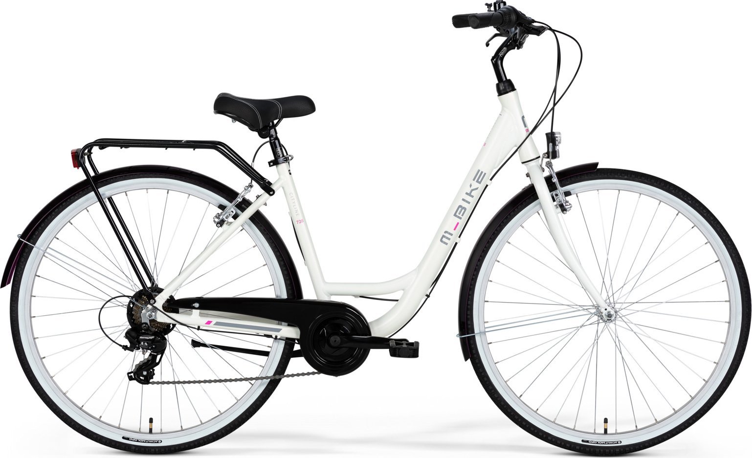 фото Велосипед міський M-Bike Cityline 728 28 M White Matt
