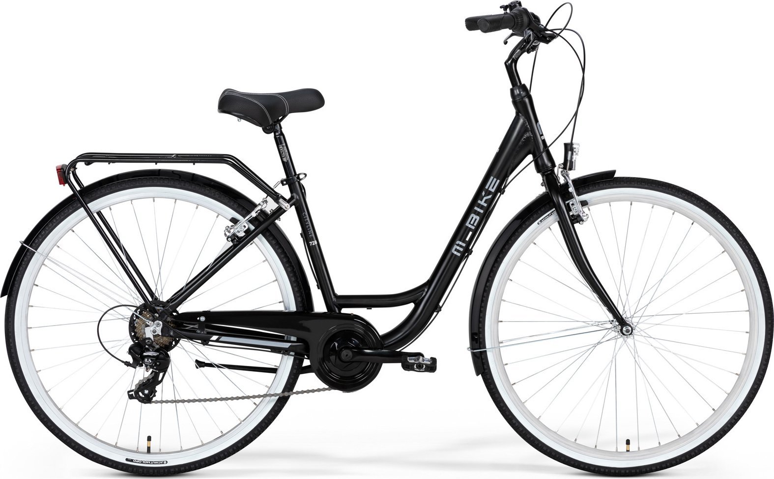 фото Велосипед міський M-Bike Cityline 728 28 S Black Matt