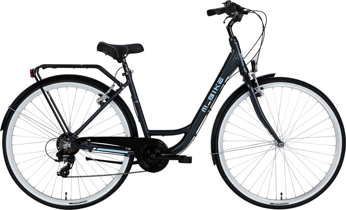 фото Велосипед міський M-Bike Cityline 728 28 M Gray Blue