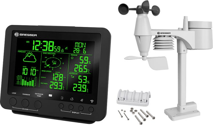 фото Метеостанція Bresser Weather Center 5-in-1 Colour (7002520CM3000)