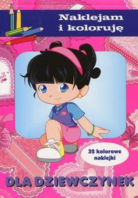 Olesiejuk Naklejam i koloruję - Dla dziewczynek (64509)
