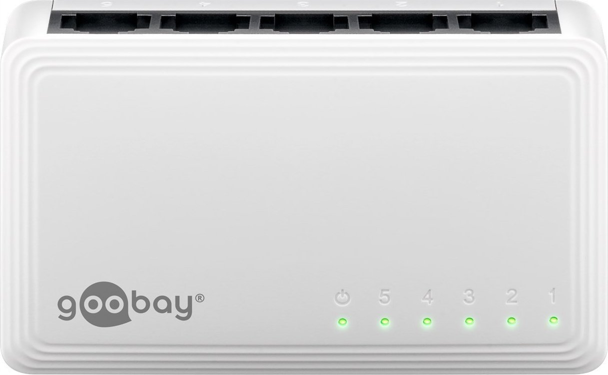 фото Комутатор Goobay 5-портовий Gigabit WNC64563