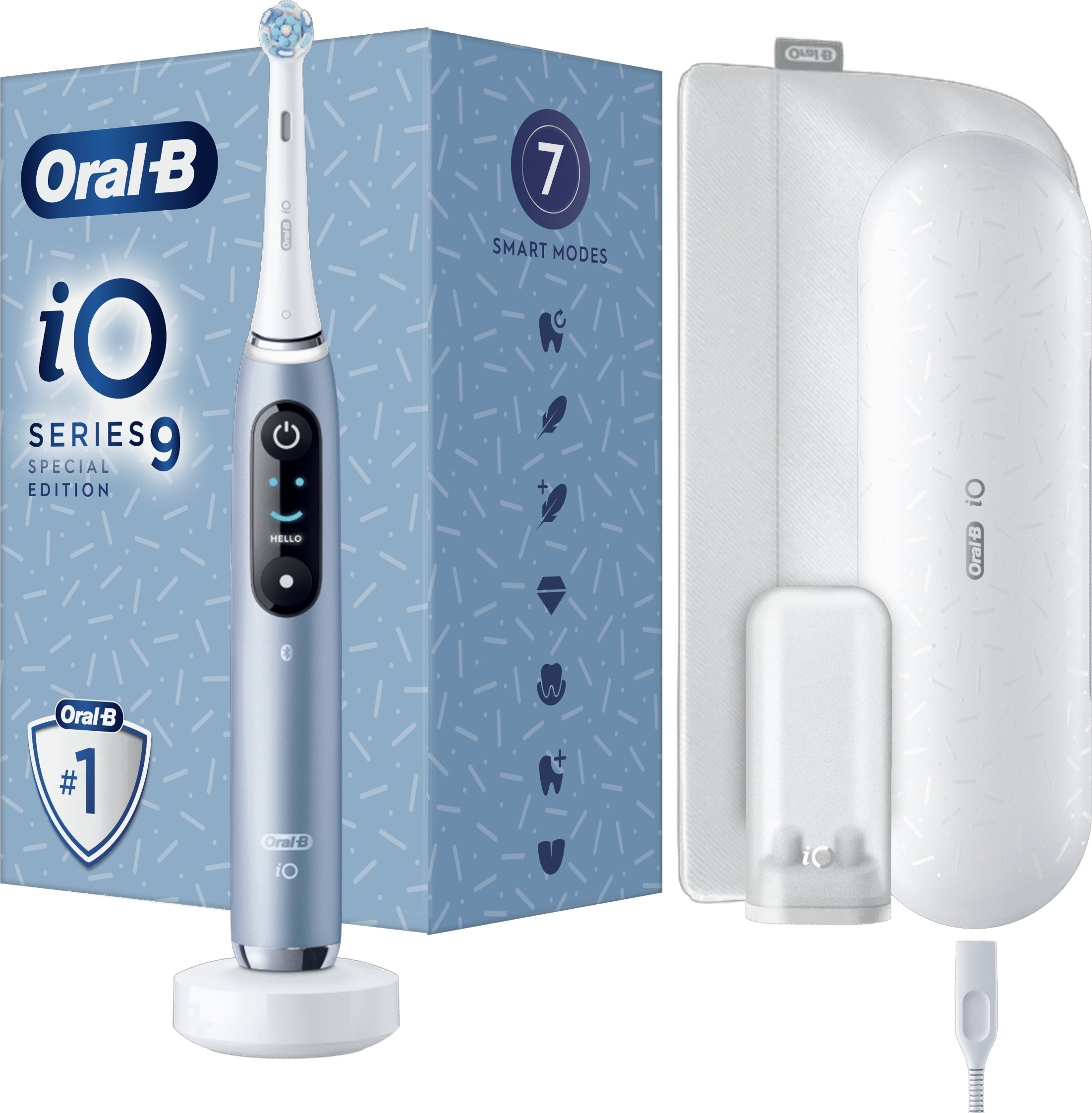 фото Електрична зубна щітка Oral-B iO Series 9 Special Edition Aqua Marine
