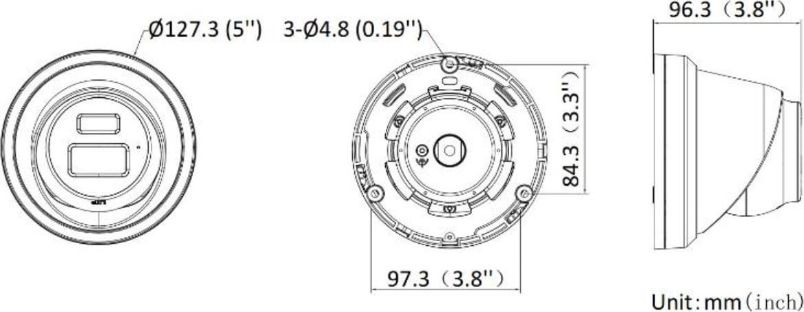 фото IP-камера відеоспостереження Hikvision DS-2CD2383G2-LI2U (2.8 мм)