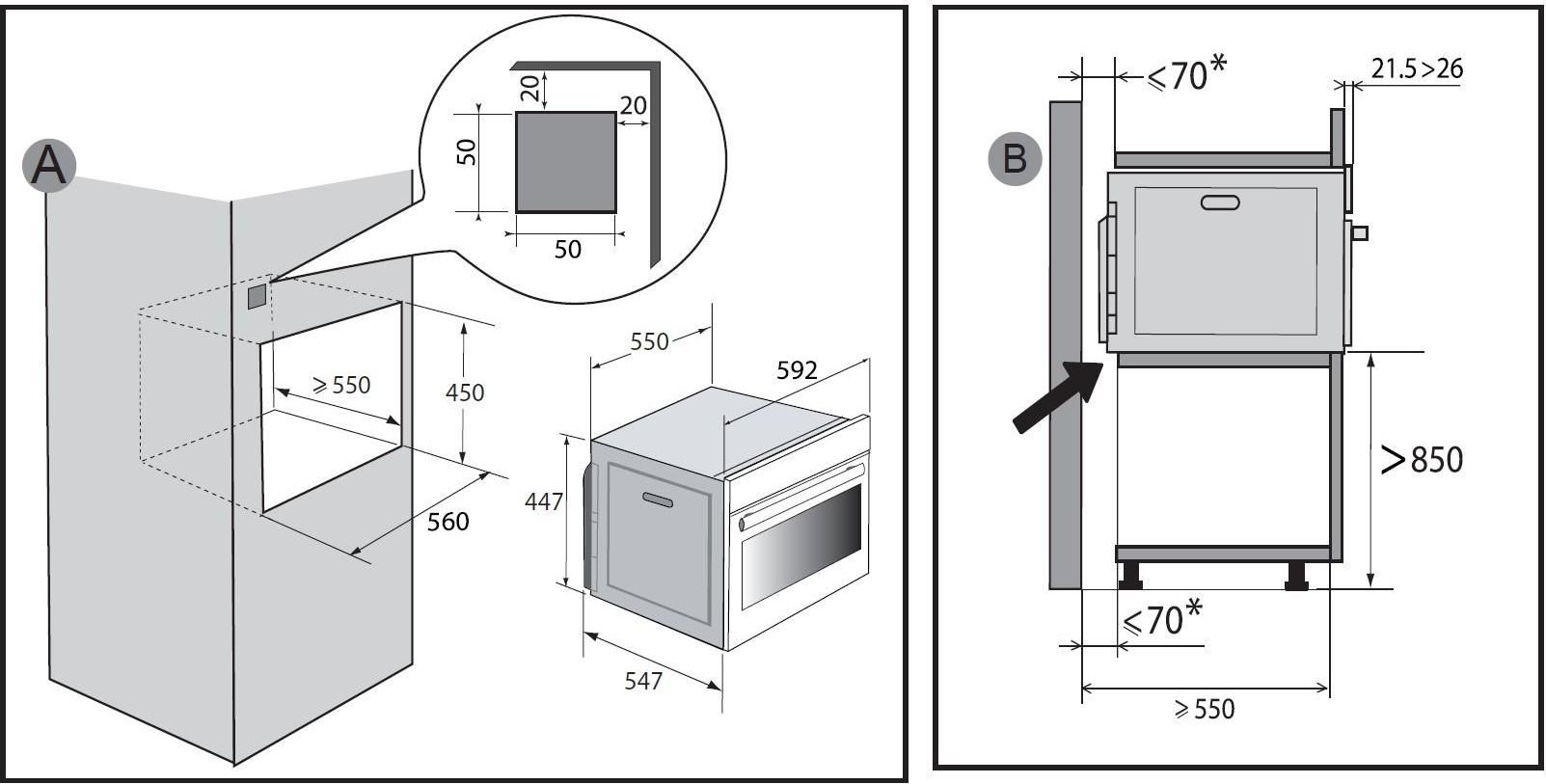 фото Мікрохвильовка з грилем De Dietrich DKC4756MB