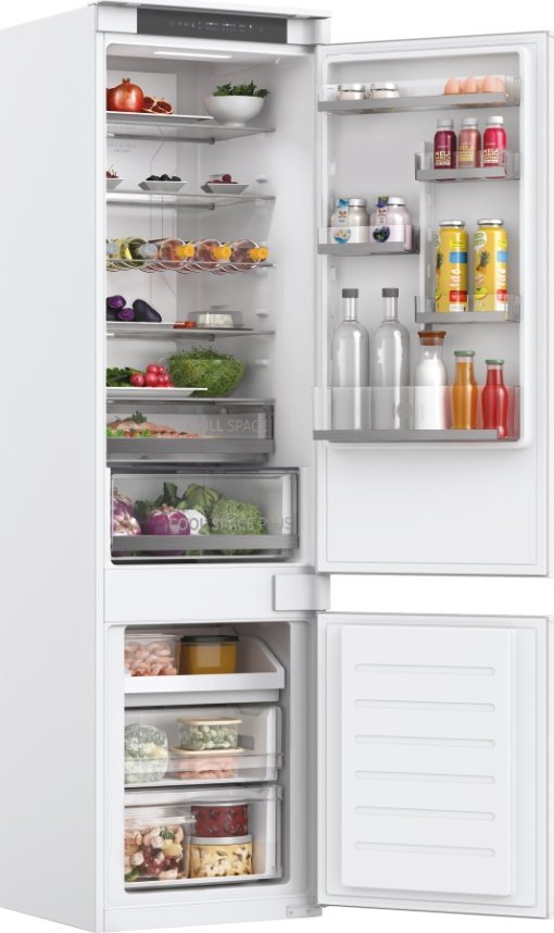 фото Холодильник з морозильною камерою Hoover HOBT5519EW