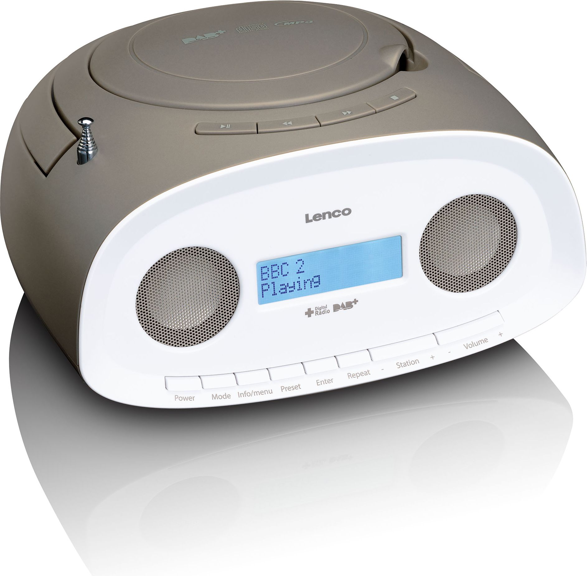 фото Радіоприймач Lenco SCD-69T White/Grey