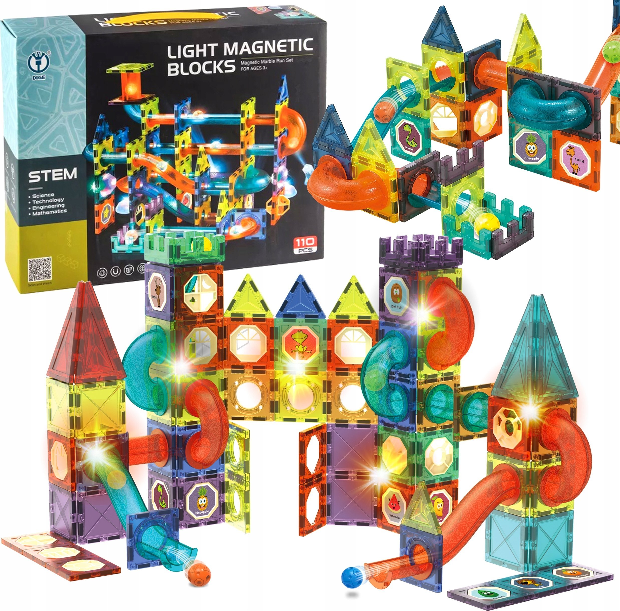 Egaleco B41C3 KLOCKI MAGNETYCZNE TOR KULKOWY 110
