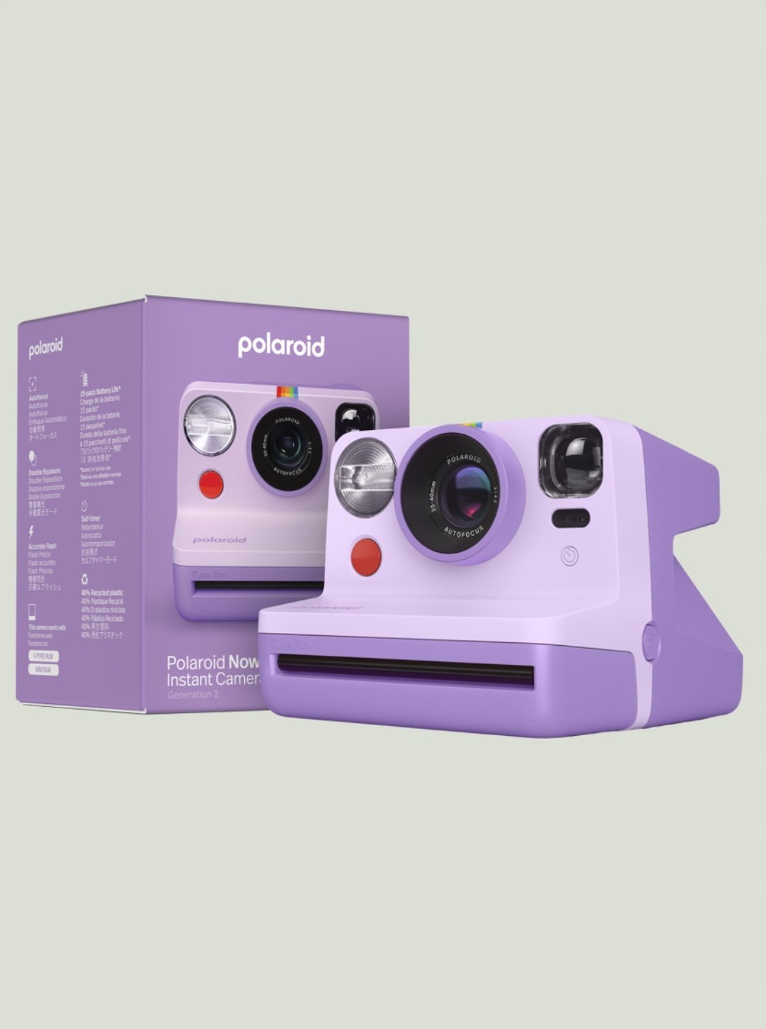 фото Фотокамера миттєвого друку Polaroid Now Gen 2 Purple