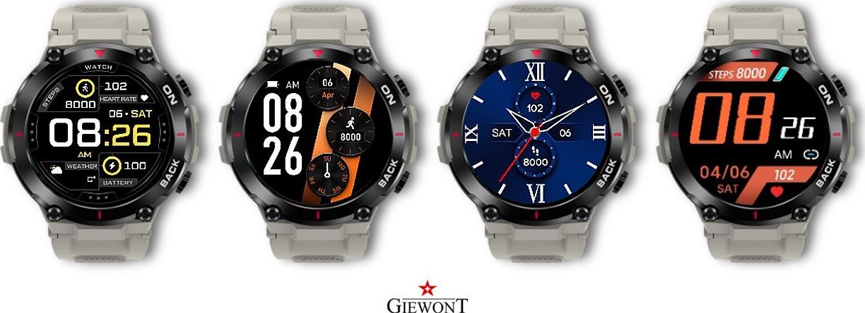 фото Смарт-годинник Giewont GW460-3 Gray