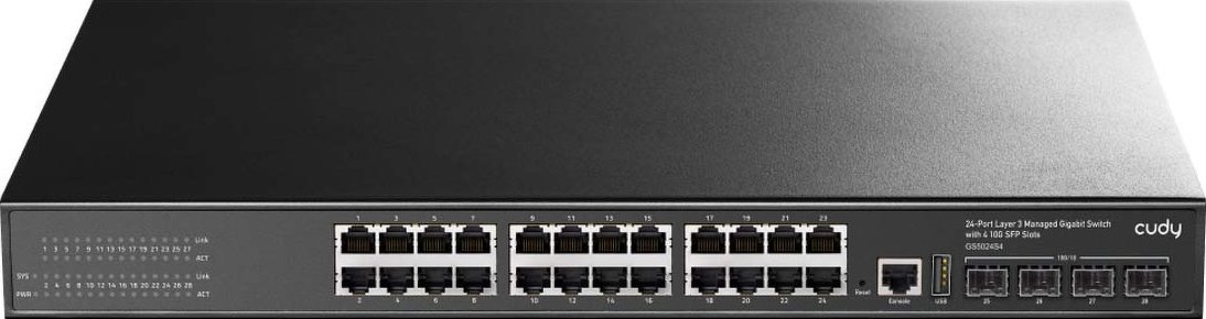 фото Комутатор керований Cudy GS5024S4