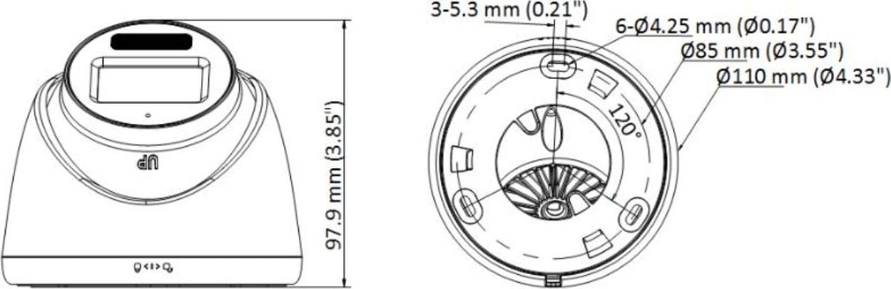 фото IP-камера відеоспостереження Hikvision DS-2CE78K0T-LFS (2.8mm)