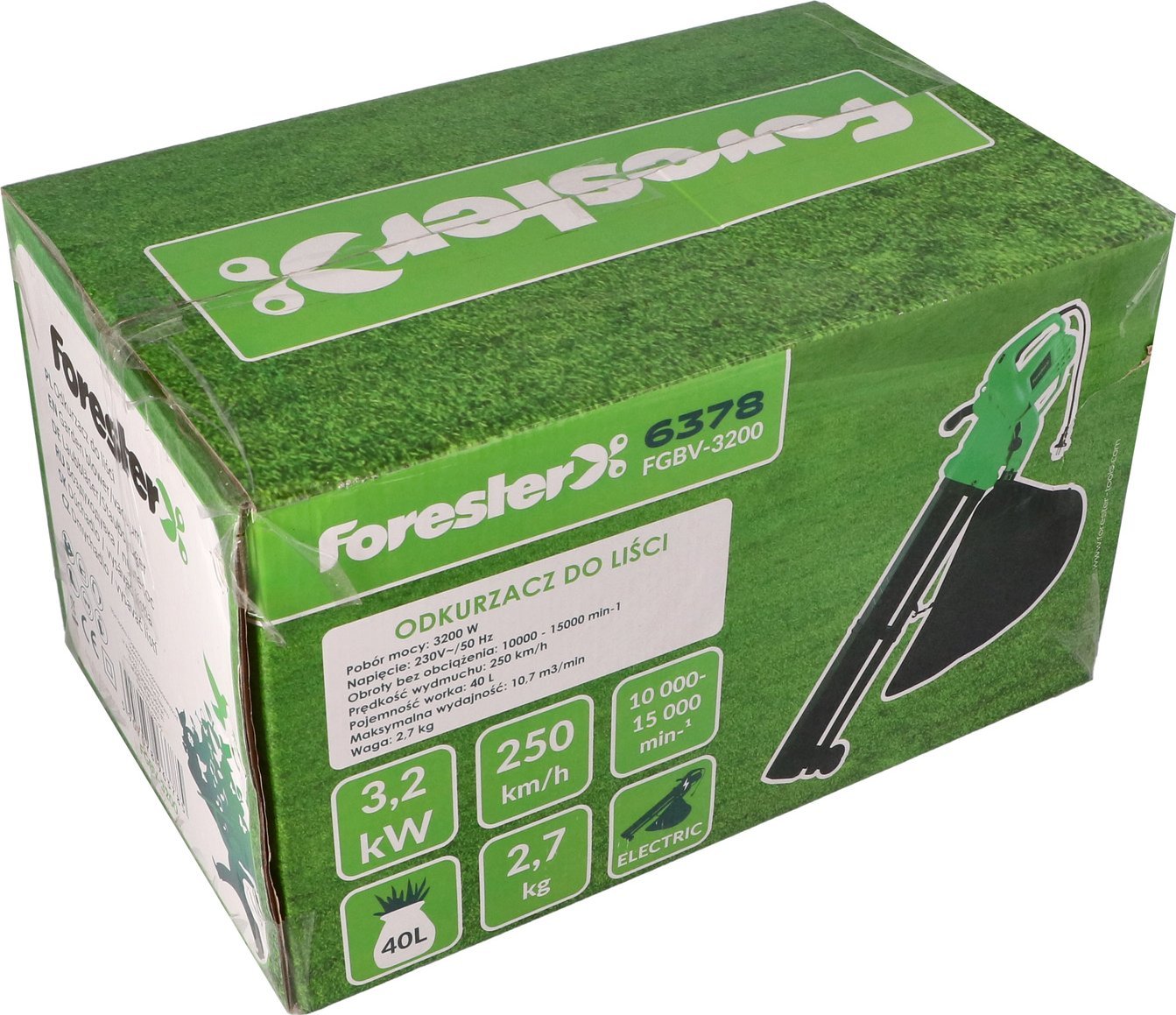 фото Садовий пилосос-повітродувка Forester 6378 FCBV-3200