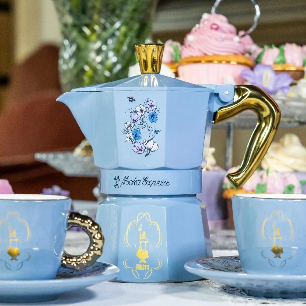 фото Кавоварка гейзерна Bialetti Moka Express Bridgerton 3tz Blue (2501020211)