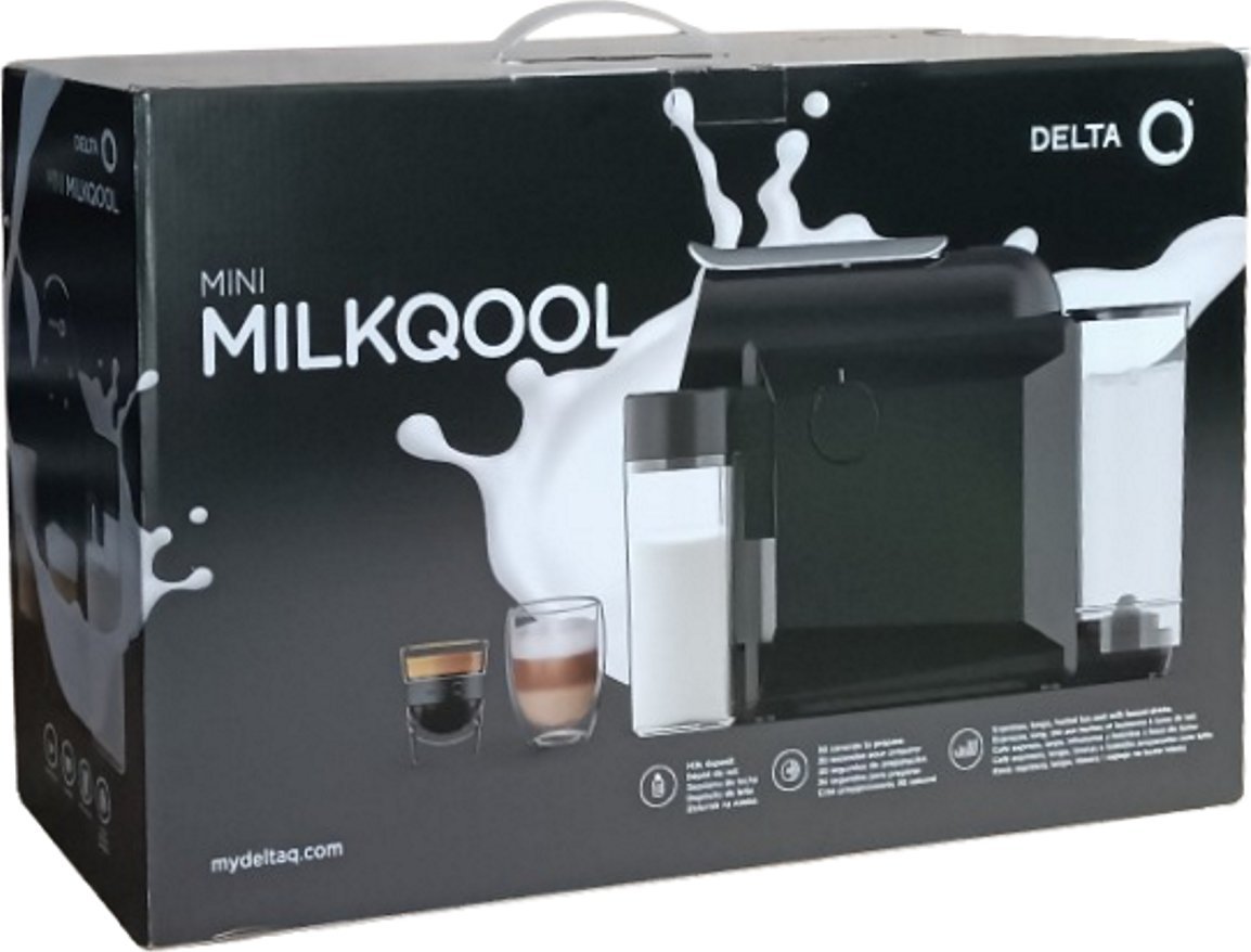фото Капсульна кавоварка Delta Q Mini MilkQOOL Black