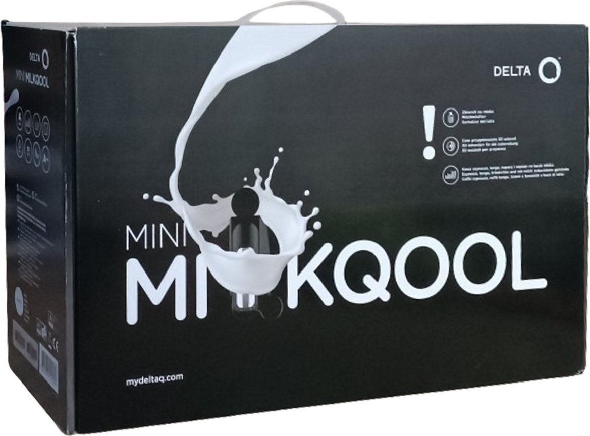 фото Капсульна кавоварка Delta Q Mini MilkQOOL Black