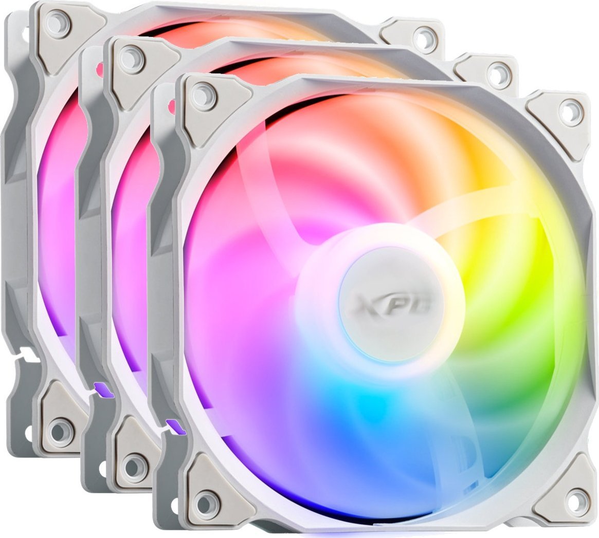 фото Вентилятор XPG Vento 120 ARGB PWM White 3-pack (VENTO120ARGBPWM3C-WHCWW)