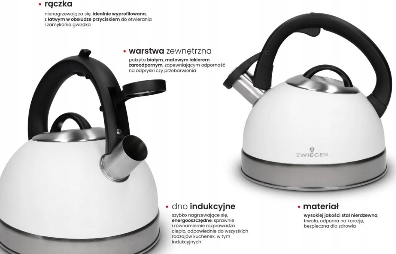 фото Чайник Zwieger Rocca Black