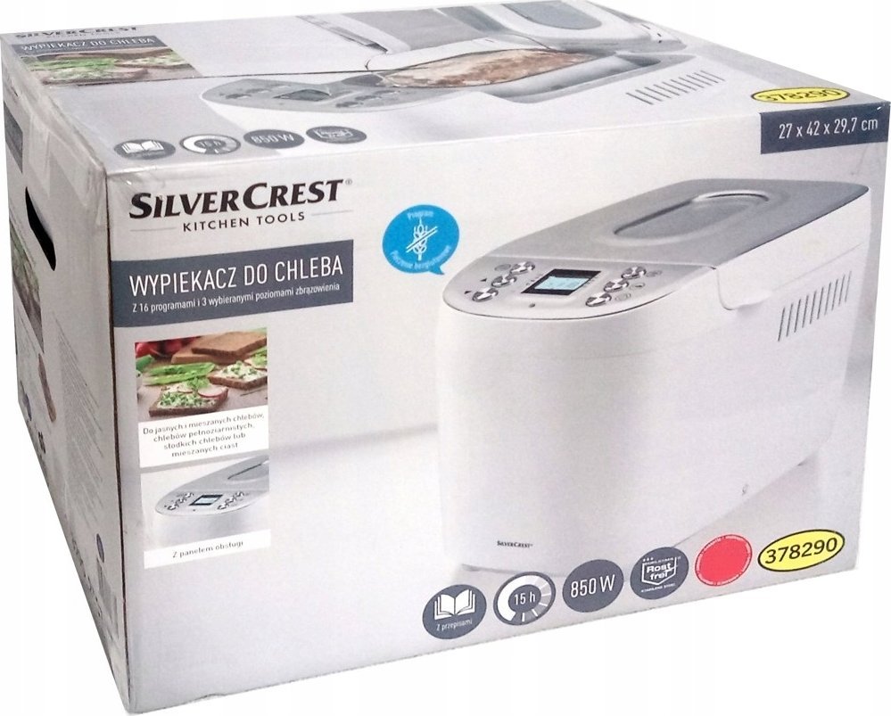 фото Хлібопічка SilverCrest SBB 850 F2
