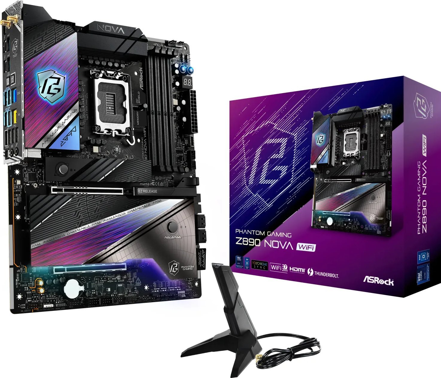 фото Материнська плата ASRock Z890 Nova WiFi 1