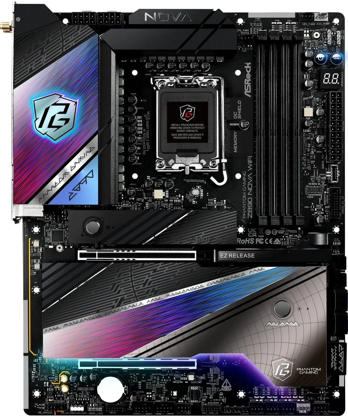 фото Материнська плата ASRock Z890 Nova WiFi 2