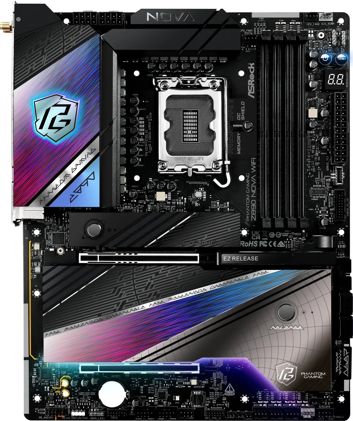 фото Материнська плата ASRock Z890 Nova WiFi 3
