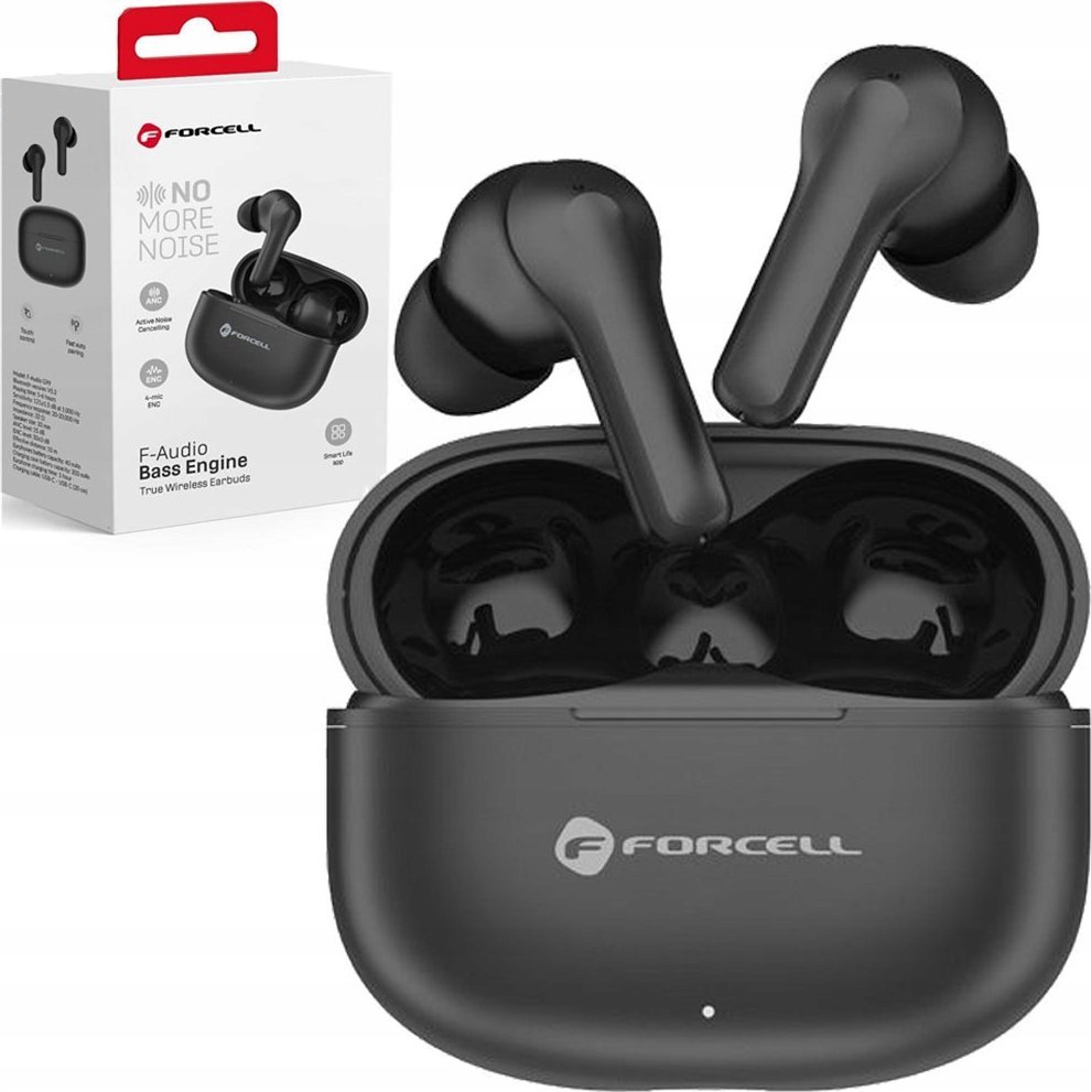 фото Навушники TWS Forcell F-Audio Bass Engine Black
