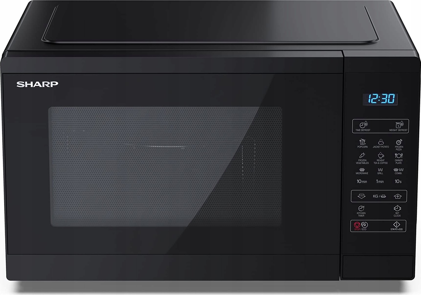 фото Мікрохвильовка з грилем Sharp YC-MG252AE-B