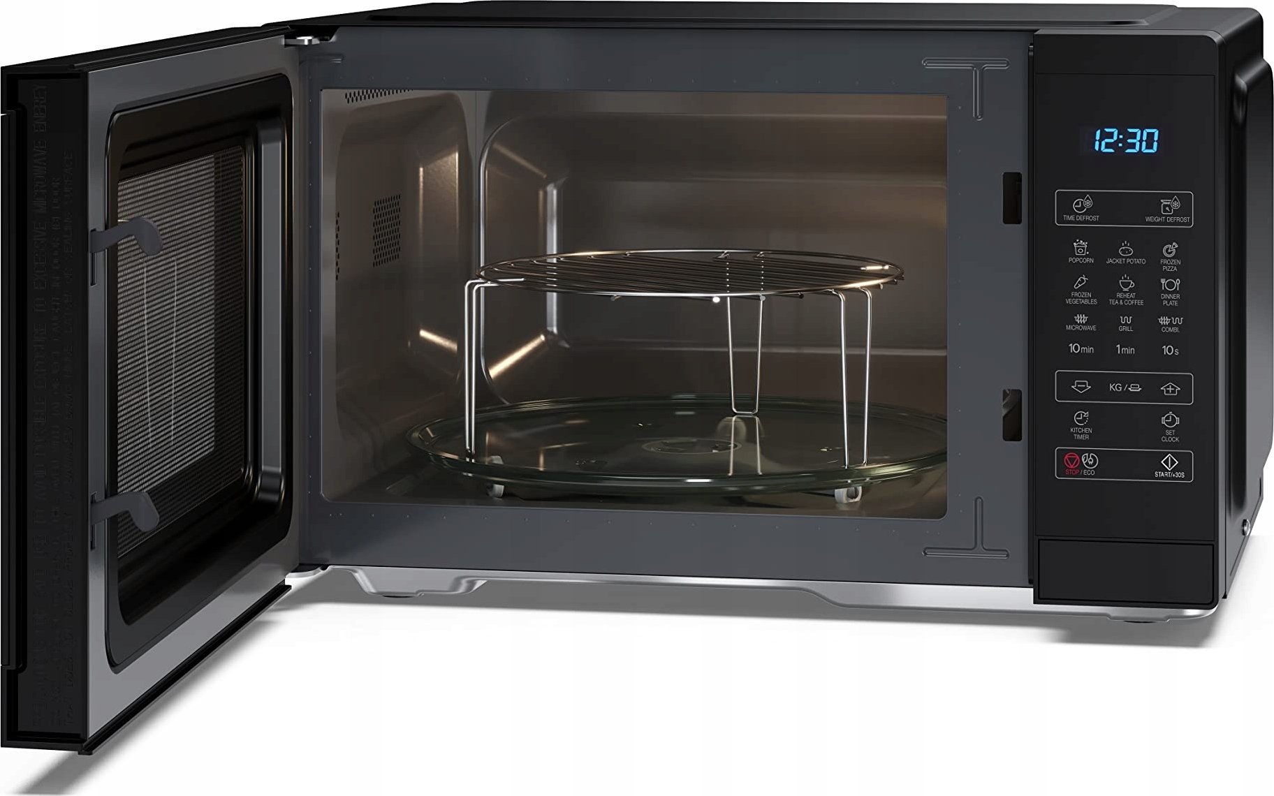 фото Мікрохвильовка з грилем Sharp YC-MG252AE-B