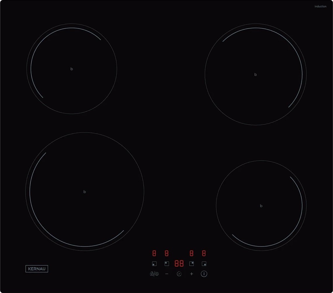 фото Індукційна варильна поверхня Kernau KIH 6416-4B