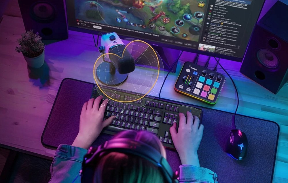 фото Мікрофон Creativo DD500X RGB