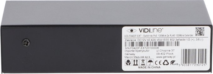 фото Комутатор PoE