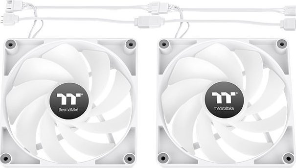 фото Вентилятор Thermaltake CT140 Reverse ARGB Snow 2-pack (CL-F176-PL14SW-A)