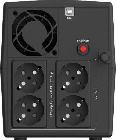 фото Лінійно-інтерактивний ДБЖ Infosec UPS 1600VA/900W (66109)