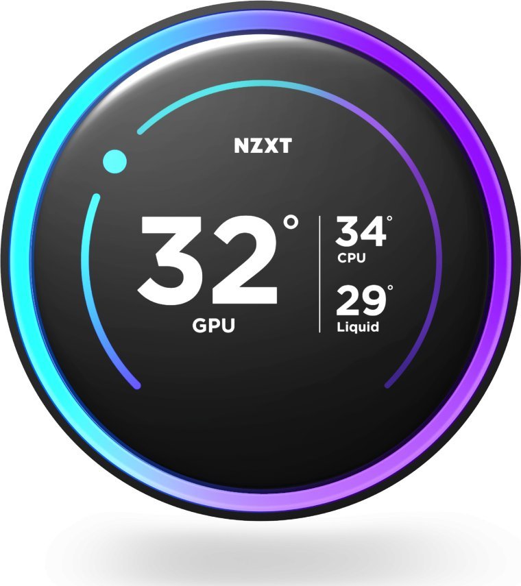 фото Водяне охолодження Nzxt Kraken Elite 240 RGB 2024 Matte Black (RL-KR24E-B2)