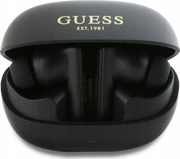 фото Навушники TWS Guess Capsule Printed Logo Black (GUTWST88MCTGK)